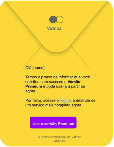 Um e-mail de confirmação de pedido dos modelos de e-mail marketing de Vidnoz Flex