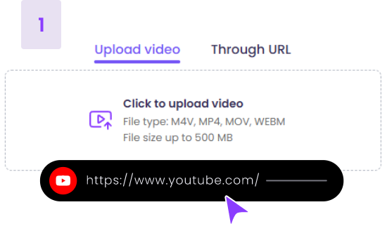 Traduzir vídeo com IA usando Vidnoz - Passo 1